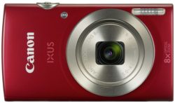 Canon IXUS 185 20MP 8x Zoom Compact Camera - Red.